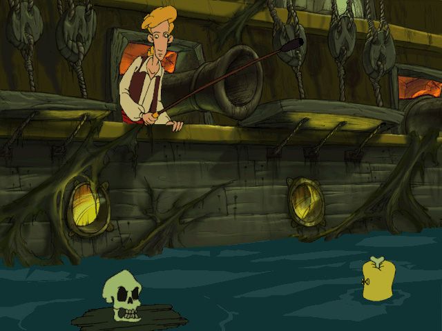 Monkey Island game
The Curse of Monkey Island
Guybrush Threepwood adventure
humorous puzzle games
adventure games with cartoon graphics
point and click adventure
comedy adventure game
pirate adventure game
SVGA graphic games
games with voice-overs
Full Throttle interface
interactive object games
cursed ring storyline
save Elaine game
archenemy LeChuck
game difficulty levels
Elaine gold statue
pirate themed adventure
classic adventure series
90s adventure games
LucasArts game
funny pirate games
treasure hunt