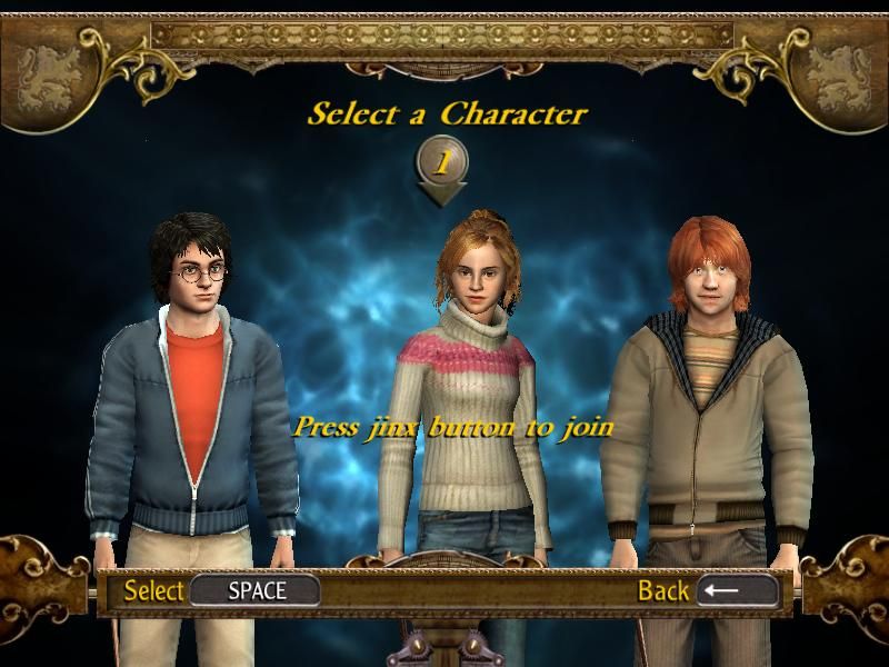 Character selection screen reveals three heroes, each with a tale akin to gently used Harry Potter And The Goblet Of Fire Microsoft Windows PC CD. Choose your champion or seamlessly return to the main menu.