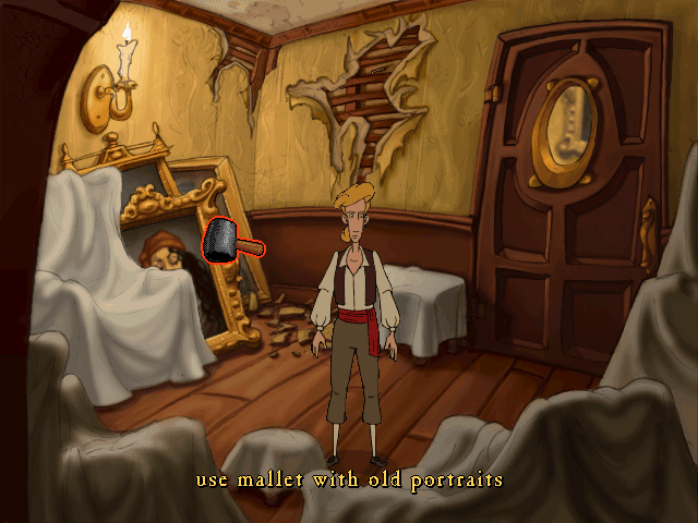 Monkey Island game
The Curse of Monkey Island
Guybrush Threepwood adventure
humorous puzzle games
adventure games with cartoon graphics
point and click adventure
comedy adventure game
pirate adventure game
SVGA graphic games
games with voice-overs
Full Throttle interface
interactive object games
cursed ring storyline
save Elaine game
archenemy LeChuck
game difficulty levels
Elaine gold statue
pirate themed adventure
classic adventure series
90s adventure games
LucasArts game
funny pirate games
treasure hunt