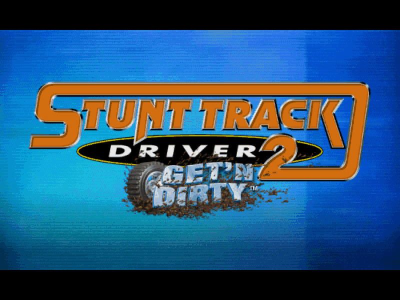 Logo for 2000 Hot Wheels - Stunt Track Driver 2 - GET N DIRTY features a tire track graphic on a blue background, reflecting the rugged journey of a disc shipped via USPS First Class.