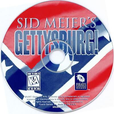 Sid Meier's Gettysburg Microsoft Windows PC CD