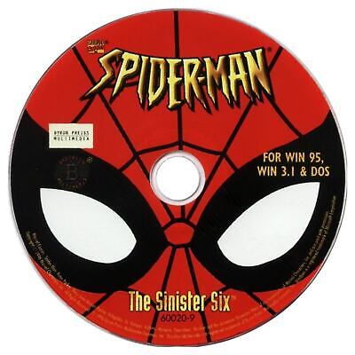 Spider-Man The Sinister Six Microsoft Windows PC CD