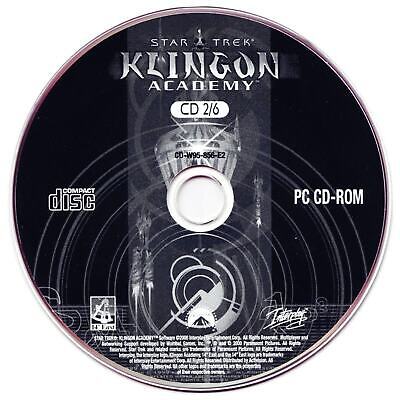 Star Trek - Klingon Academy Disc 2 Microsoft Windows PC CD