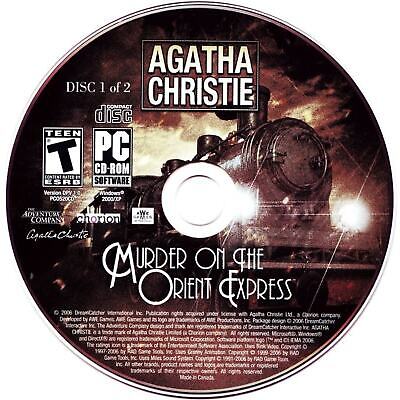 Agatha Christie Murder On The Orient Express Microsoft Windows PC CD