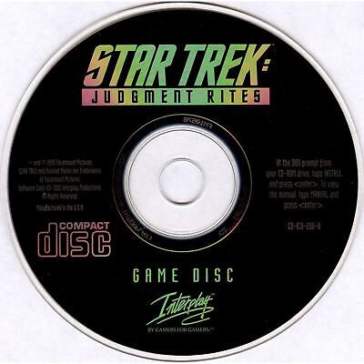 Star Trek Judgment Rites Limited Collector's Edition Microsoft Windows PC CD