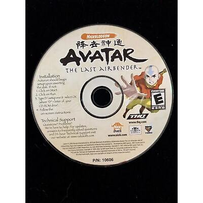 Avatar The Last Airbender Microsoft Windows PC CD