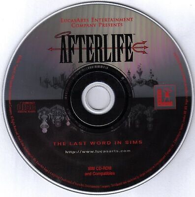 Afterlife: The Last Word in Sims Microsoft Windows PC CD