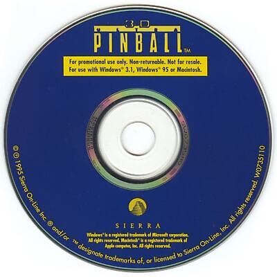 3-D Ultra Pinball Microsoft Windows PC CD