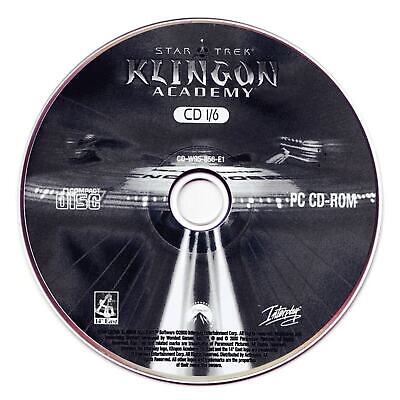 Star Trek - Klingon Academy Disc 1 Microsoft Windows PC CD