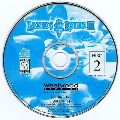 Lands Of Lore III Disc 2 Microsoft Windows PC CD