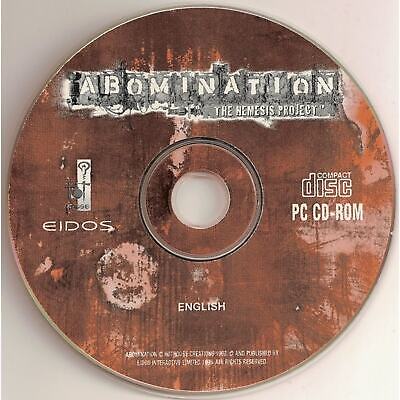 ABOMINATION The Nemesis Project Microsoft Windows PC CD