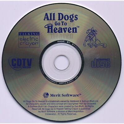 all dogs go to heaven activity center Microsoft Windows PC CD