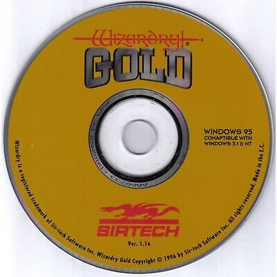 Wizardry Gold Microsoft Windows PC CD