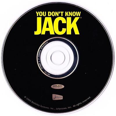 YOU DON'T KNOW JACK Volume 1 Microsoft Windows PC CD