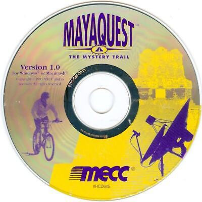 Mayaquest The Mystery Trail Microsoft Windows PC CD