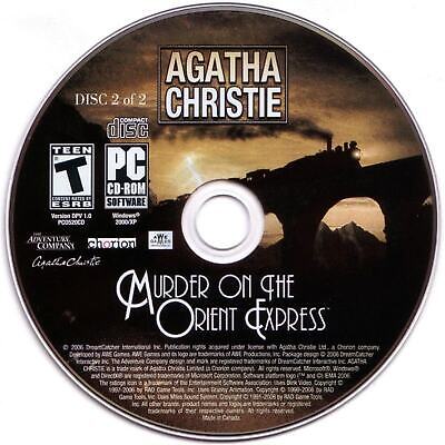 Agatha Christie Murder On The Orient Express Microsoft Windows PC CD