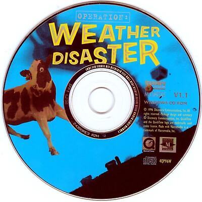 Team Xtreme: Operation Weather Disaster (1995) Microoft Windows PC CD