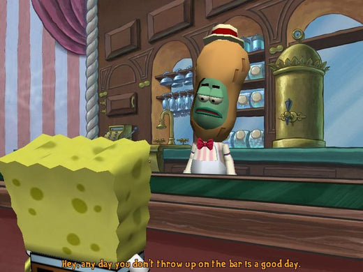SpongeBob game adventure
SpongeBob video game
Patrick and SpongeBob platform game
Bikini Bottom game journey
Plan Z game mission
Plankton's crown heist game
SpongeBob and Patrick gaming
King Neptune's crown game
Shell City adventure game
Bikini Bottom rescue game
Patrick and SpongeBob quest
Driving and sliding platform game
Platform action games
Comedic platformer game
SpongeBob and Patrick levels
Platform game unexplored lands
SpongeBob fight Plankton game
Adventure games with SpongeBob
3D platform SpongeB