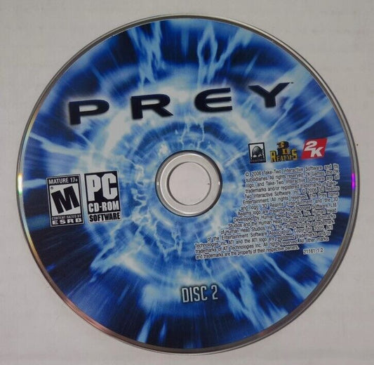 Prey Disc 2 Microsoft Windows PC CD