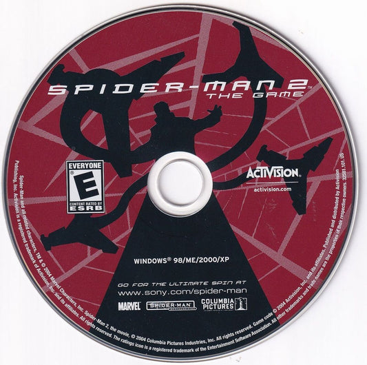 Spider-Man 2 The Game Microsoft Windows PC CD