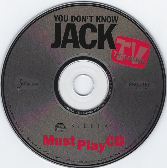 You Don't Know Jack - Television  Microsoft Windows PC CD