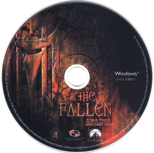 Star Trek Deep Space Nine The Fallen Microsoft Windows PC CD