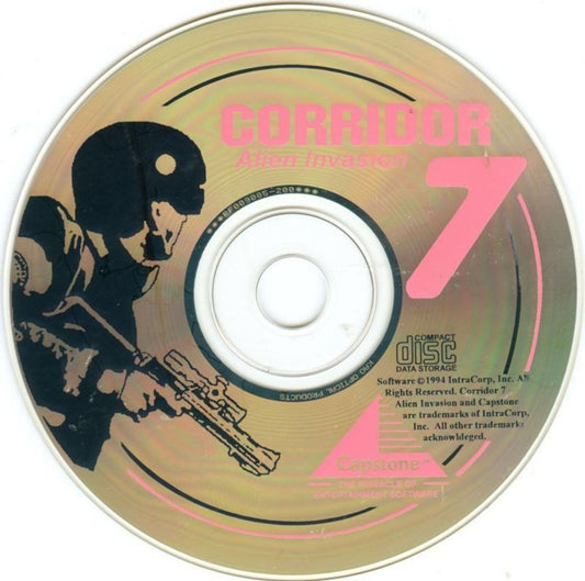 Corridor 7: Alien Invasion Microsoft Windows PC CD