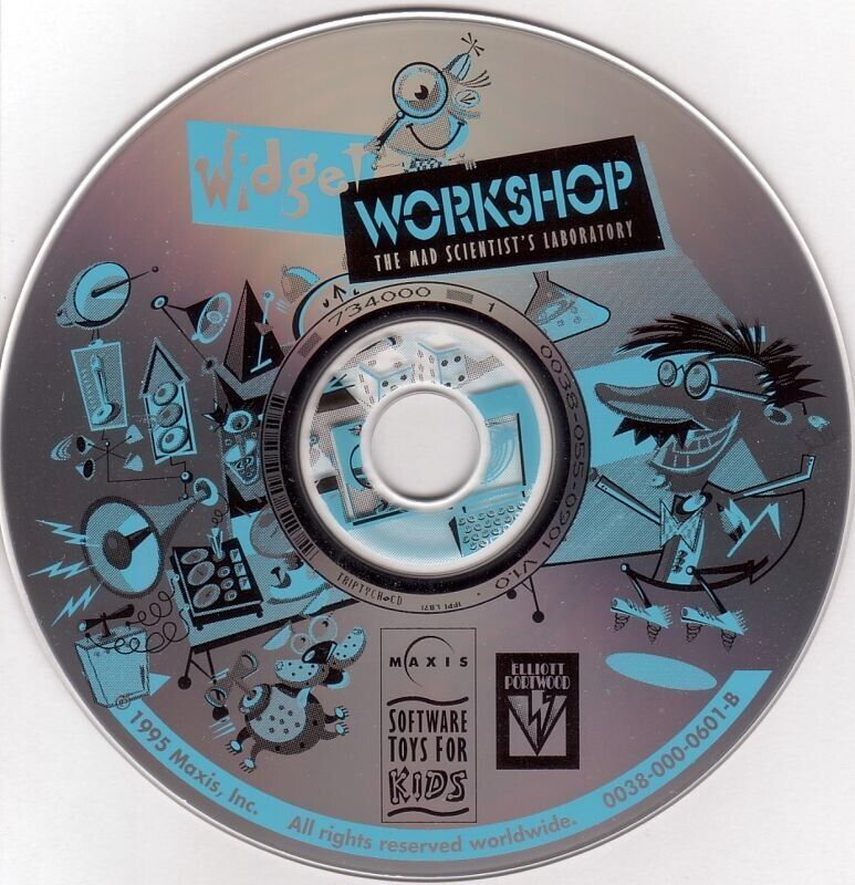 Widget Workshop - The Mad Scientist's Laboratory Microsoft Windows PC CD