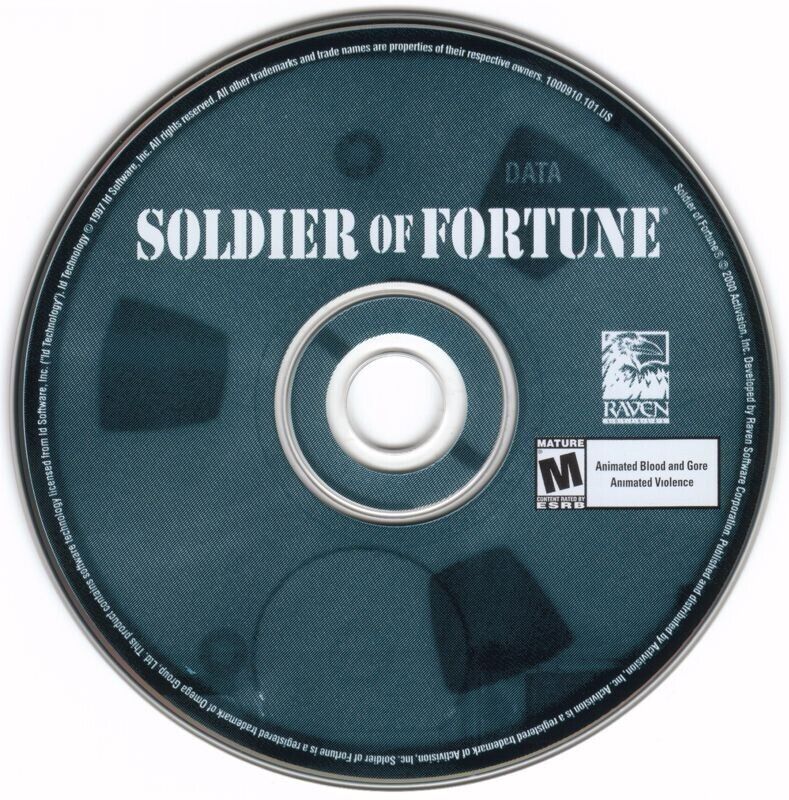 Soldier of fortune Microsoft Windows PC CD