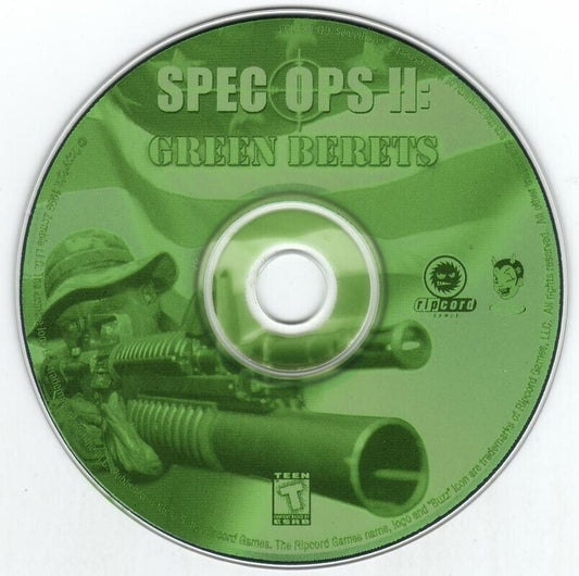 Spec Ops II: Green Berets Microsoft Windows PC CD