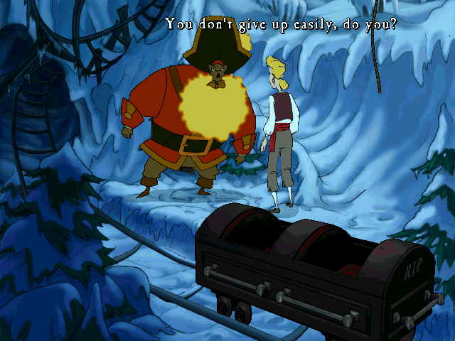 Monkey Island game
The Curse of Monkey Island
Guybrush Threepwood adventure
humorous puzzle games
adventure games with cartoon graphics
point and click adventure
comedy adventure game
pirate adventure game
SVGA graphic games
games with voice-overs
Full Throttle interface
interactive object games
cursed ring storyline
save Elaine game
archenemy LeChuck
game difficulty levels
Elaine gold statue
pirate themed adventure
classic adventure series
90s adventure games
LucasArts game
funny pirate games
treasure hunt