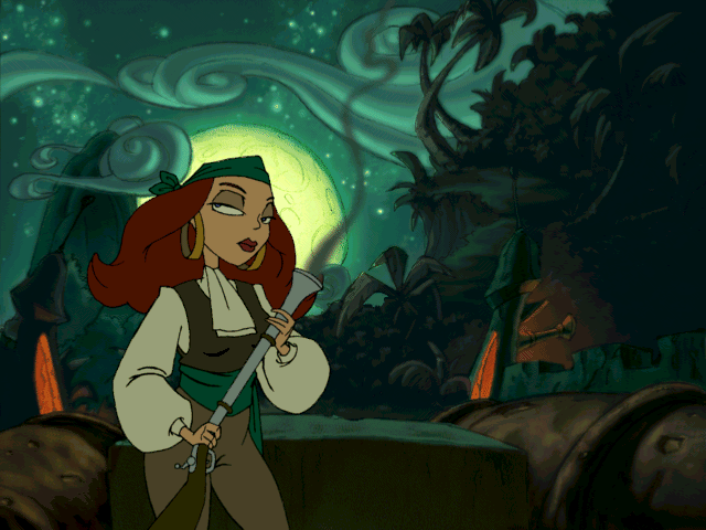 Monkey Island game
The Curse of Monkey Island
Guybrush Threepwood adventure
humorous puzzle games
adventure games with cartoon graphics
point and click adventure
comedy adventure game
pirate adventure game
SVGA graphic games
games with voice-overs
Full Throttle interface
interactive object games
cursed ring storyline
save Elaine game
archenemy LeChuck
game difficulty levels
Elaine gold statue
pirate themed adventure
classic adventure series
90s adventure games
LucasArts game
funny pirate games
treasure hunt