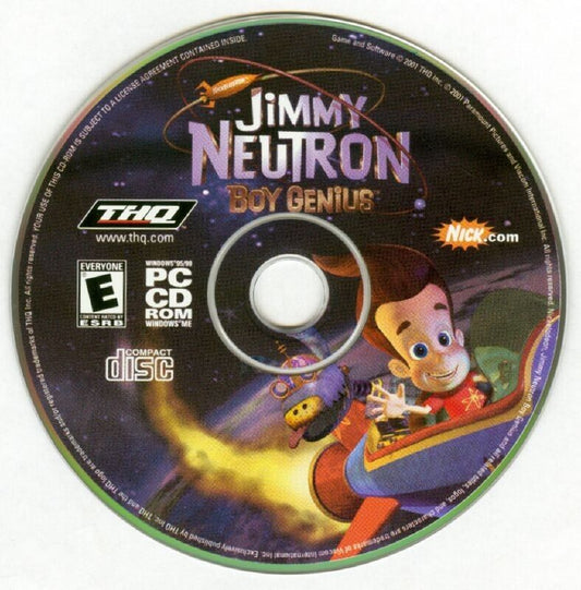 Jimmy Neutron Boy Genius  Microsoft Windows PC CD