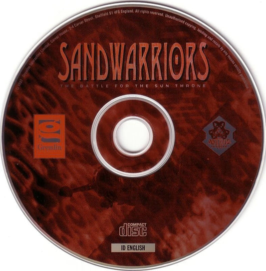 Sandwarriors 1997 Microsoft Windows PC CD MS-DOS Gremlin Interplay Astros