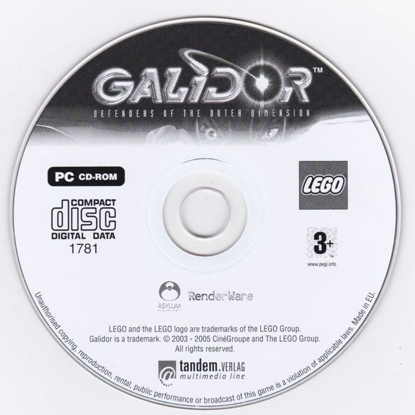 Galidor Defenders of the Outer Dimension Microsoft Windows PC CD