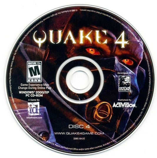 Quake 4 Microsoft Windows PC CD