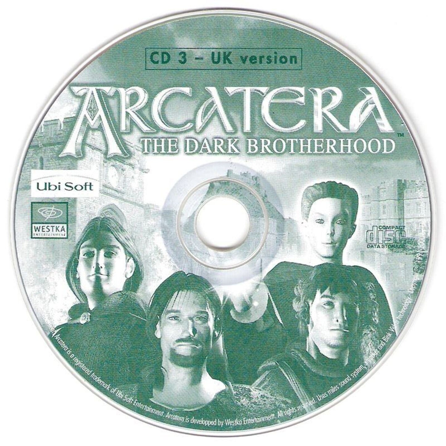 Arcatera The Dark Brotherhood Microsoft Windows PC CD