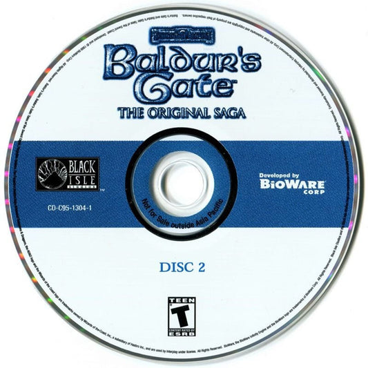 Baldur's Gate - The Original Saga (World) (Disc 2) Microsoft Windows PC CD