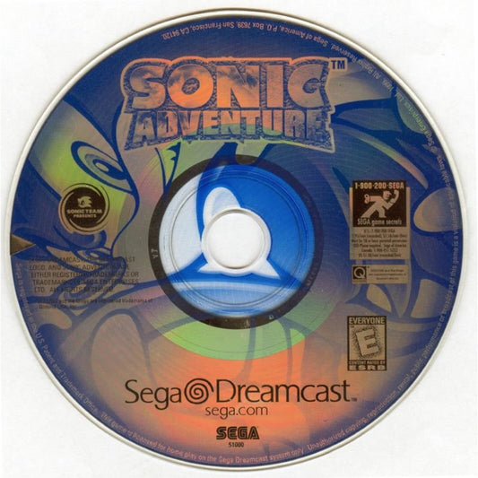 Sonic Adventure Sega Dreamcast