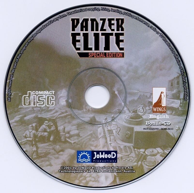 Panzer Elite Special Edition  Microsoft Windows PC CD