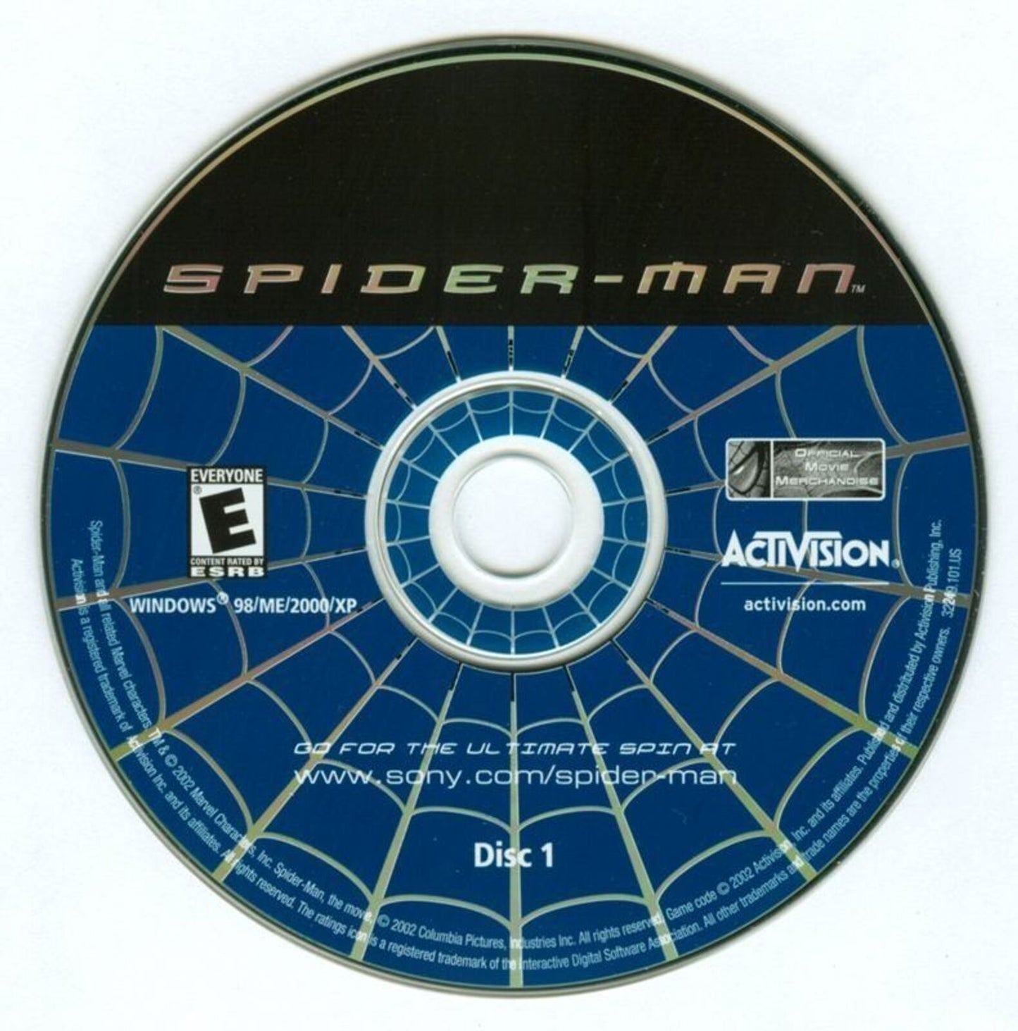 Spider-Man 2002 Microsoft Windows PC CD Capcom Treyarch Activision