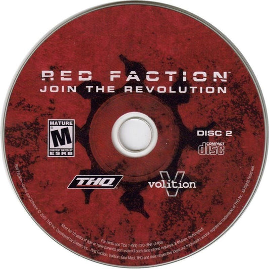 Red Faction Microsoft Windows PC CD