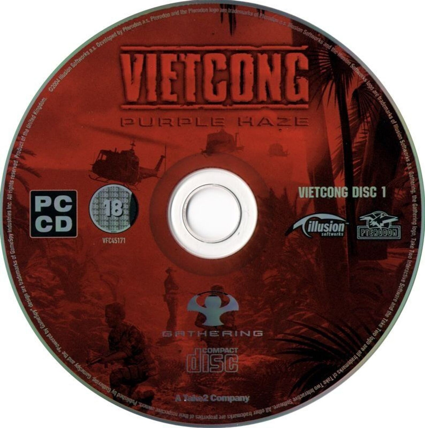 Vietcong Purple Haze Microsoft Windows PC CD