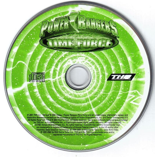 Power Rangers Time Force  Microsoft Windows PC CD