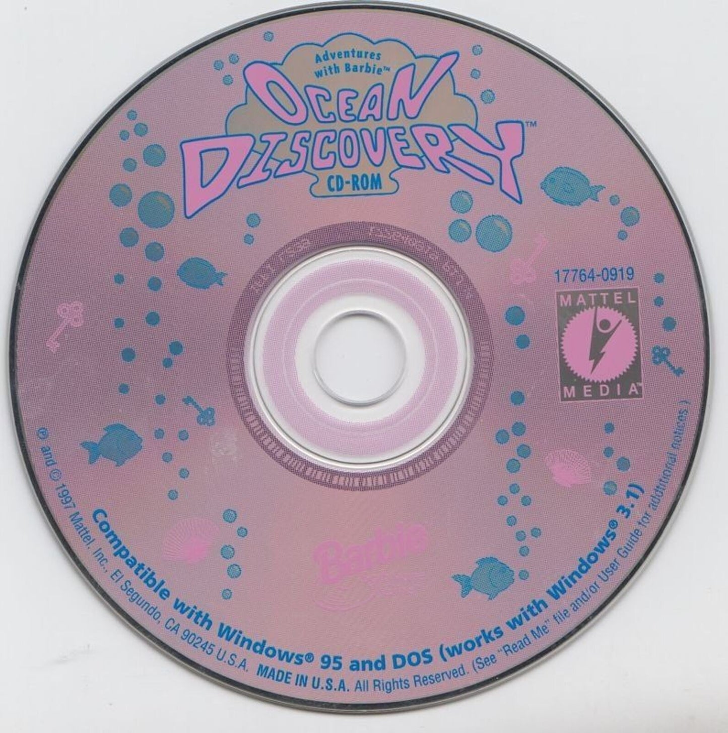 Adventures with Barbie Ocean Discovery Microsoft Windows PC CD