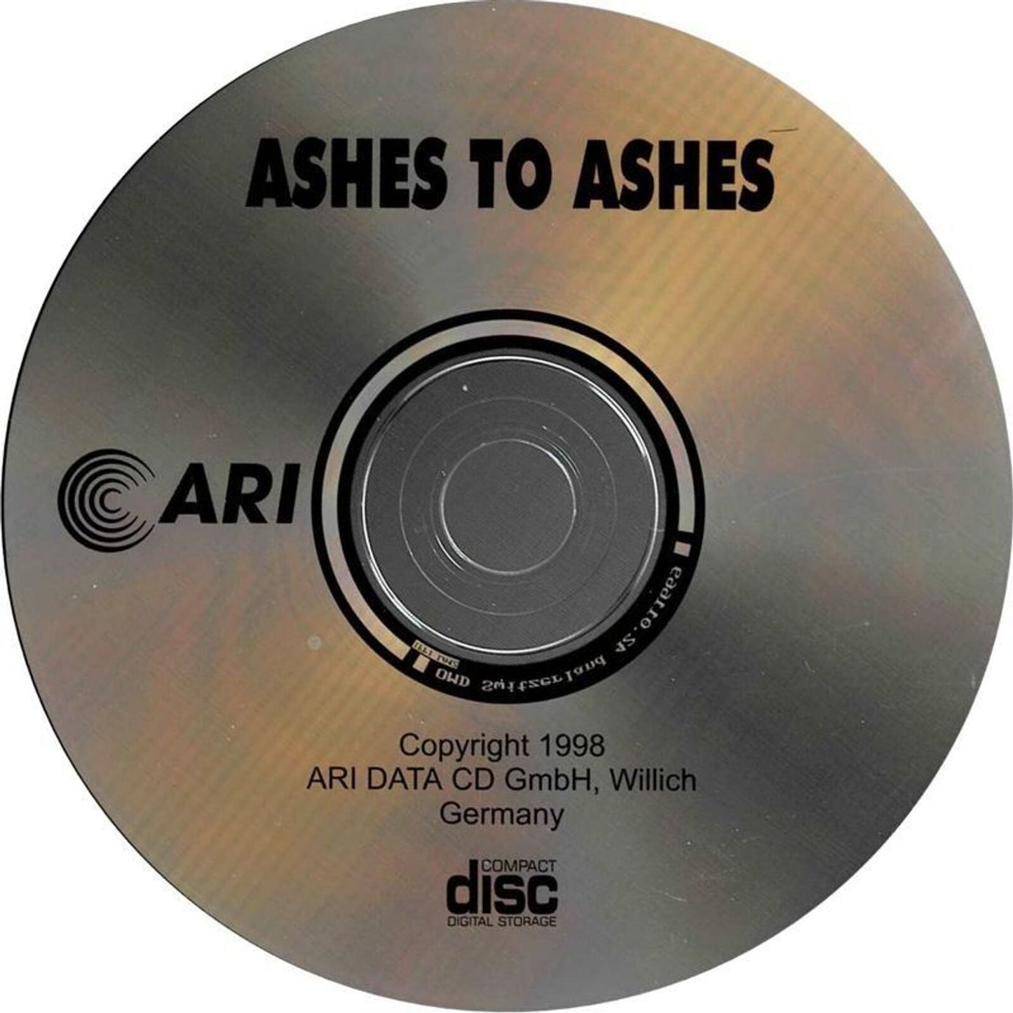 Ashes to Ashes Microsoft Windows PC CD