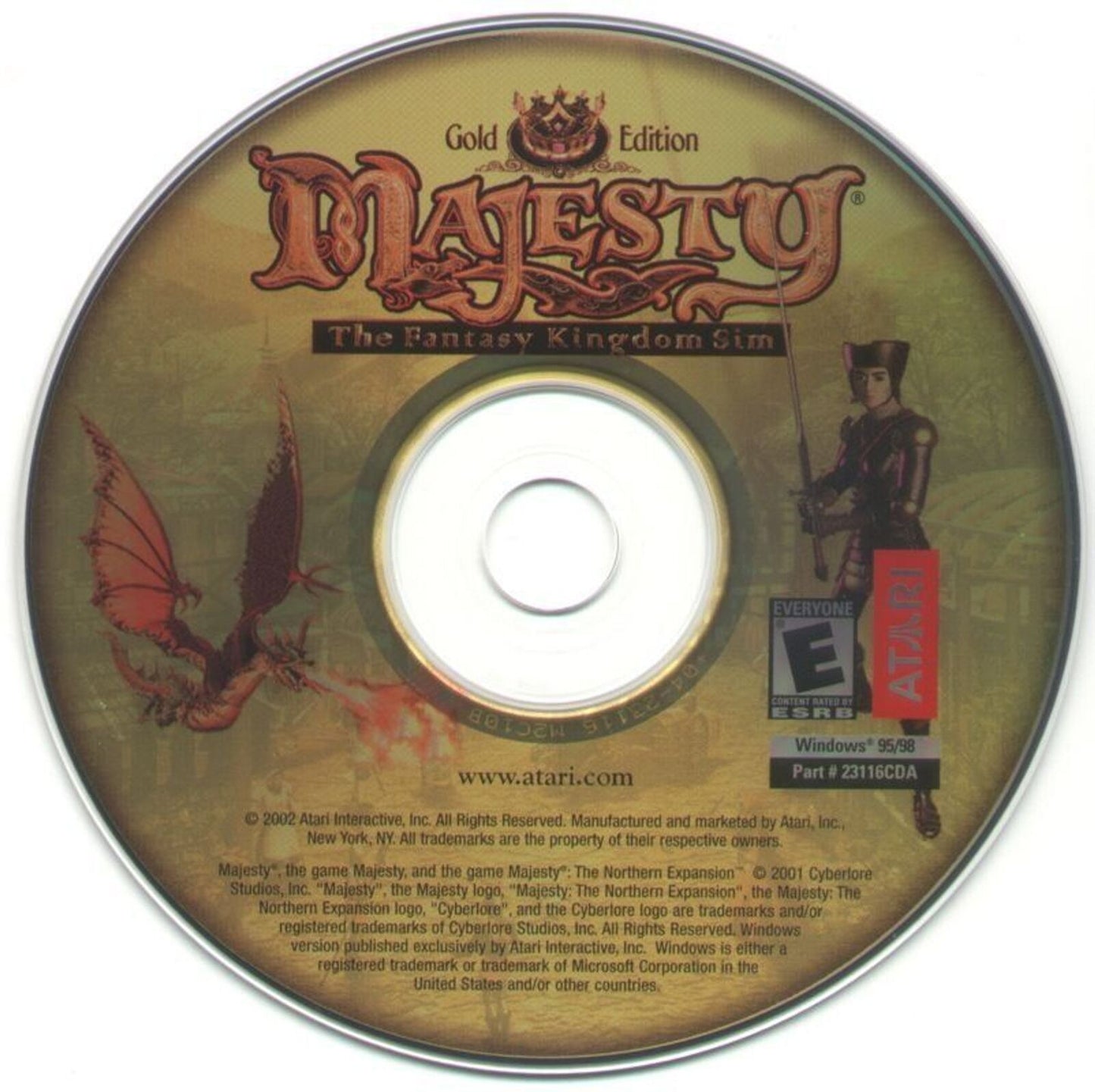 Majesty - The Fantasy Kingdom Sim Gold Edition Microsoft Windows PC CD