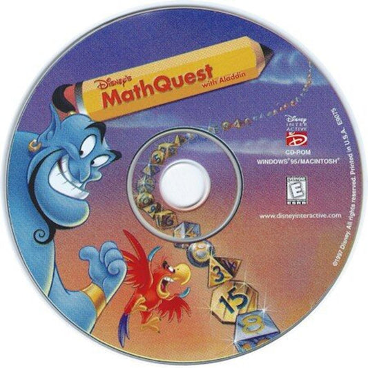 Disney's Reading Quest with Aladdin Microsoft Windows PC CD