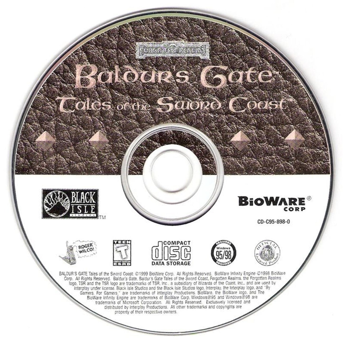 Baldur's Gate - Tales of the Sword Coast Microsoft Windows PC CD