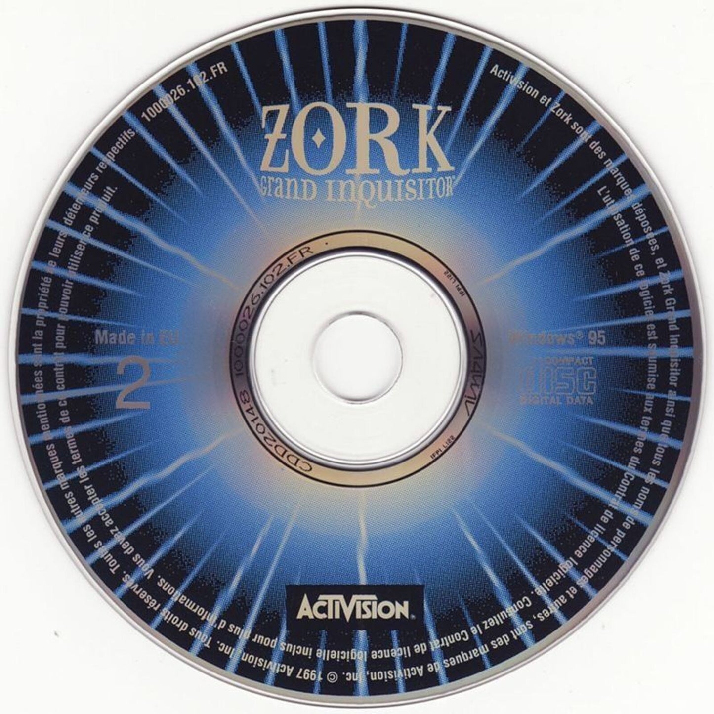 Zork: Grand Inquisitor 1997 Microsoft Windows PC CD Activision